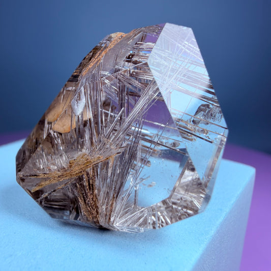 High Grade Silver Rutile Quartz Small Freeform