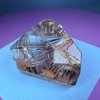 High Grade Silver Rutile Quartz Small Freeform