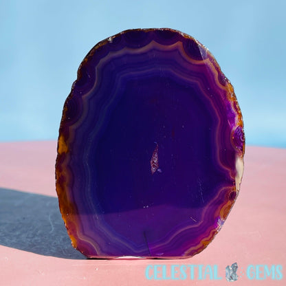 Purple Agate Small Semi-Polished Freeform