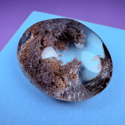 Silver Rutile Garden Quartz Lens