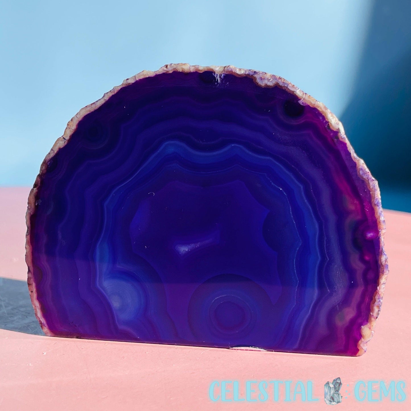 Purple Agate Small Semi-Polished Freeform