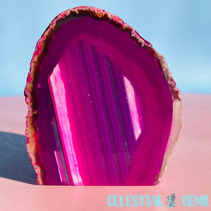 Pink Agate Small Semi-Polished Freeform