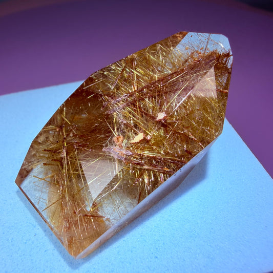 Copper + Gold Rutile Quartz Small Freeform