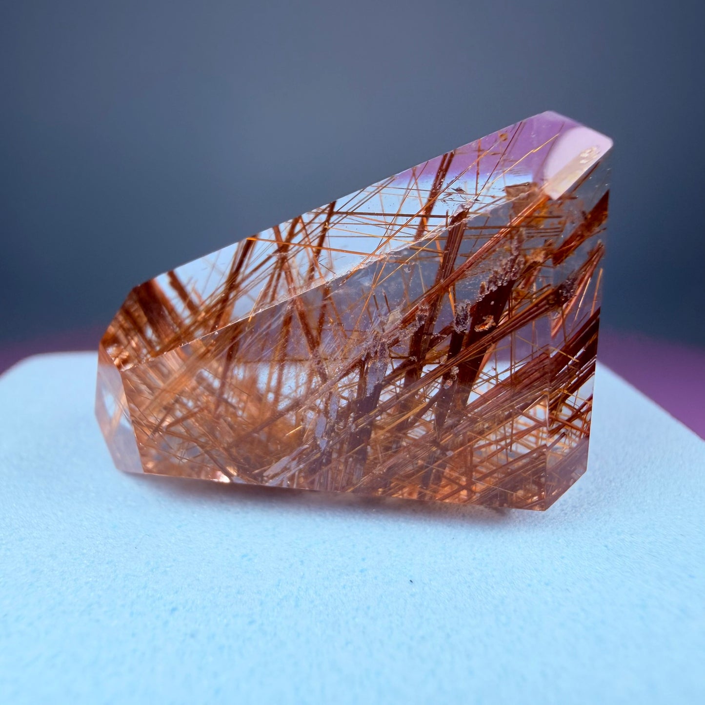 Copper Rutile Quartz Small Freeform