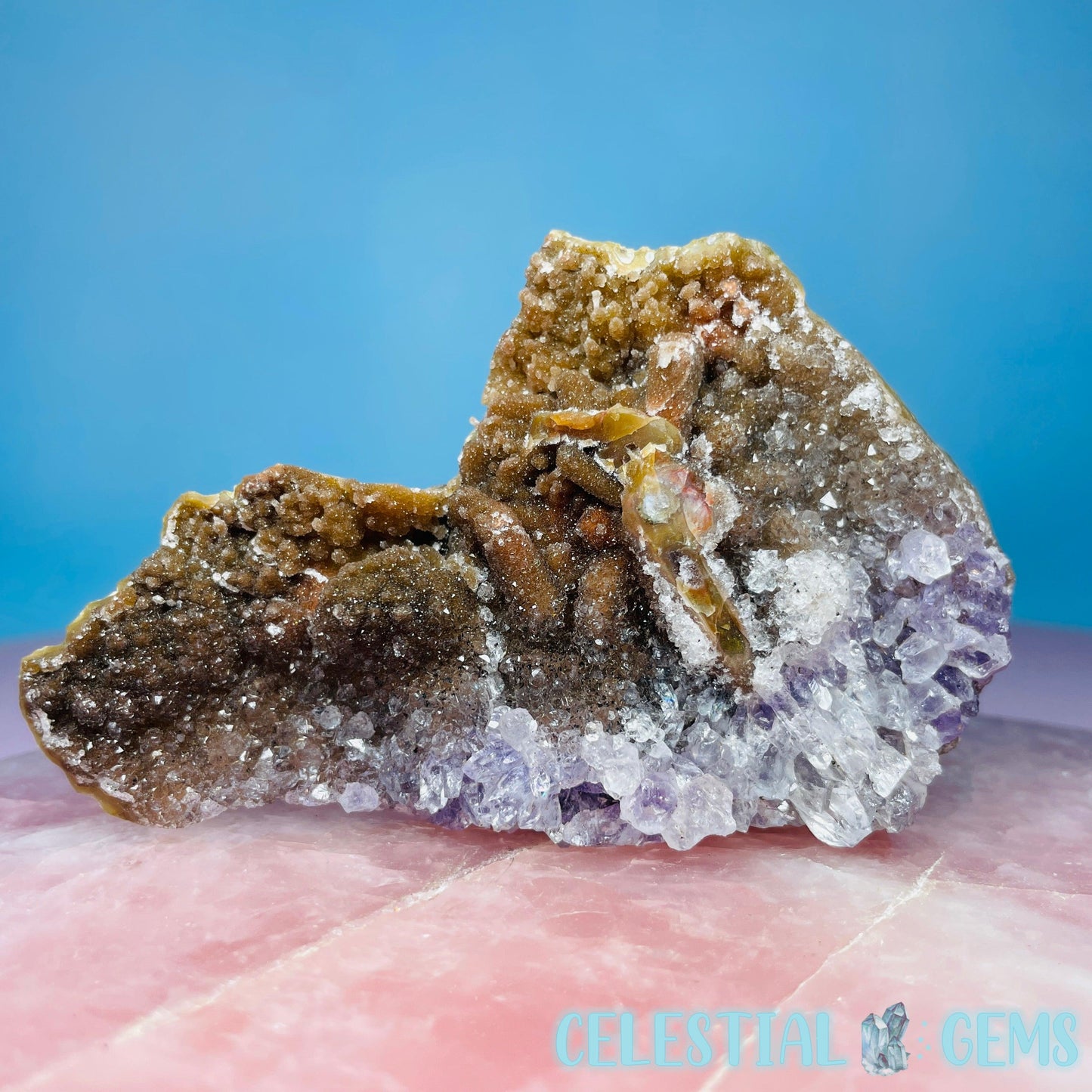 Uruguay Rainbow Amethyst Small Cluster Piece