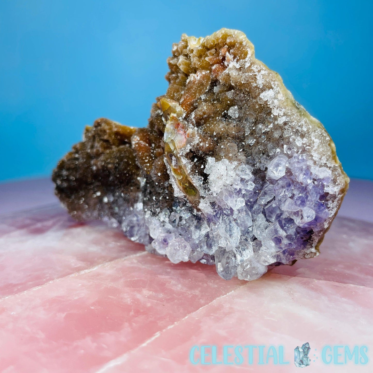 Uruguay Rainbow Amethyst Small Cluster Piece