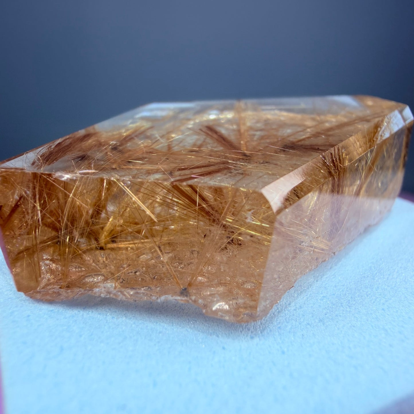 Gold Rutile Quartz Semi-Polished Small Freeform