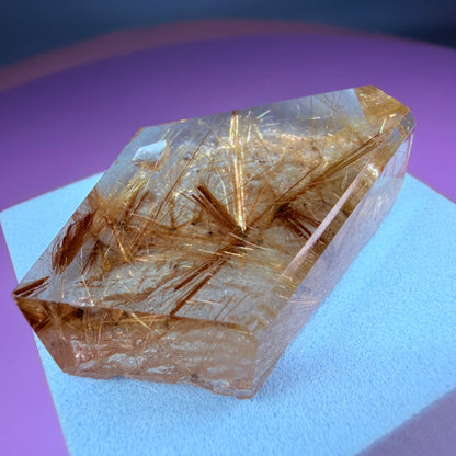 Gold Rutile Quartz Semi-Polished Small Freeform
