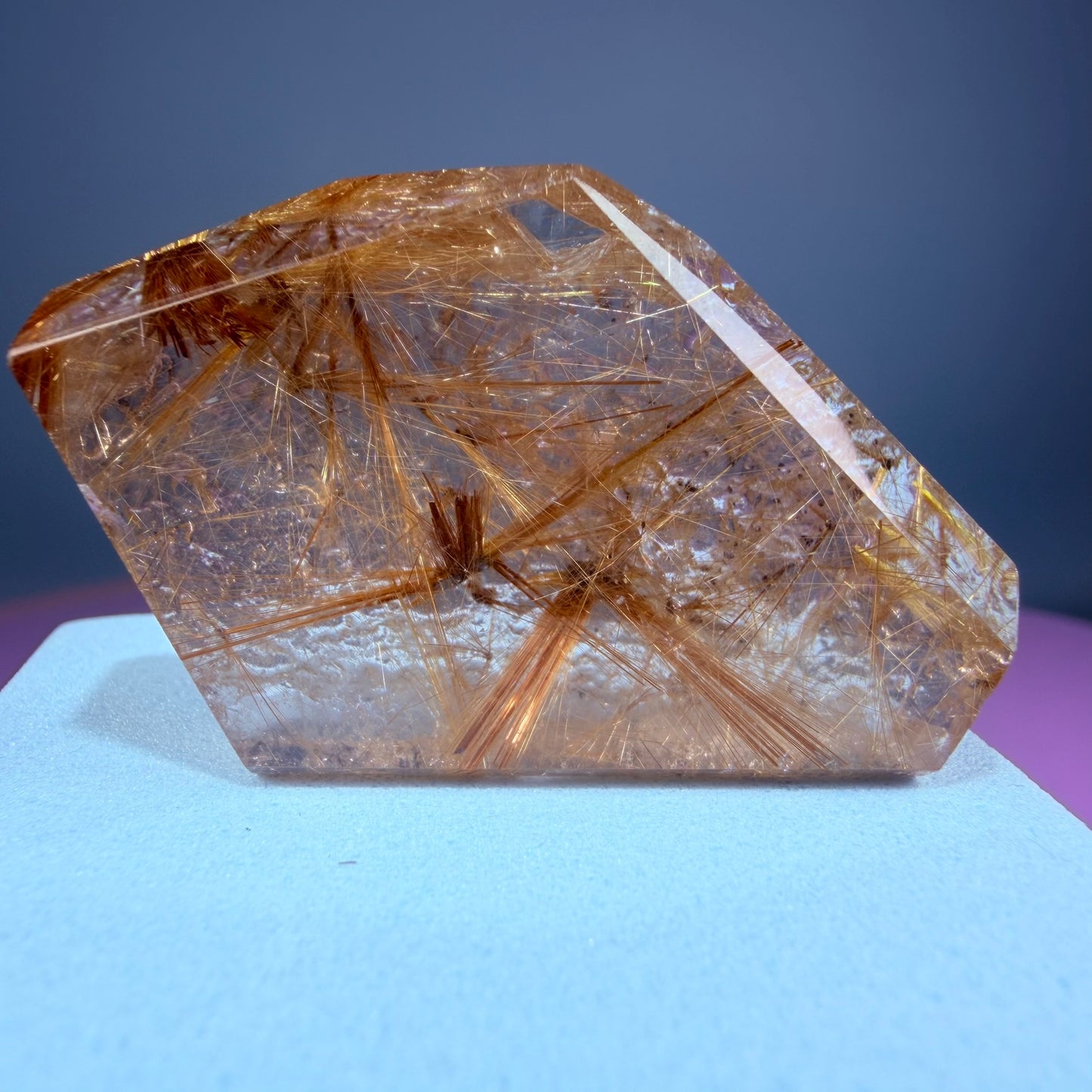 Gold Rutile Quartz Semi-Polished Small Freeform