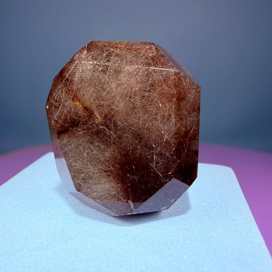 Red + Gold Rutile Quartz Small Freeform