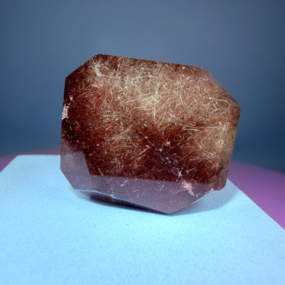 Red + Gold Rutile Quartz Small Freeform