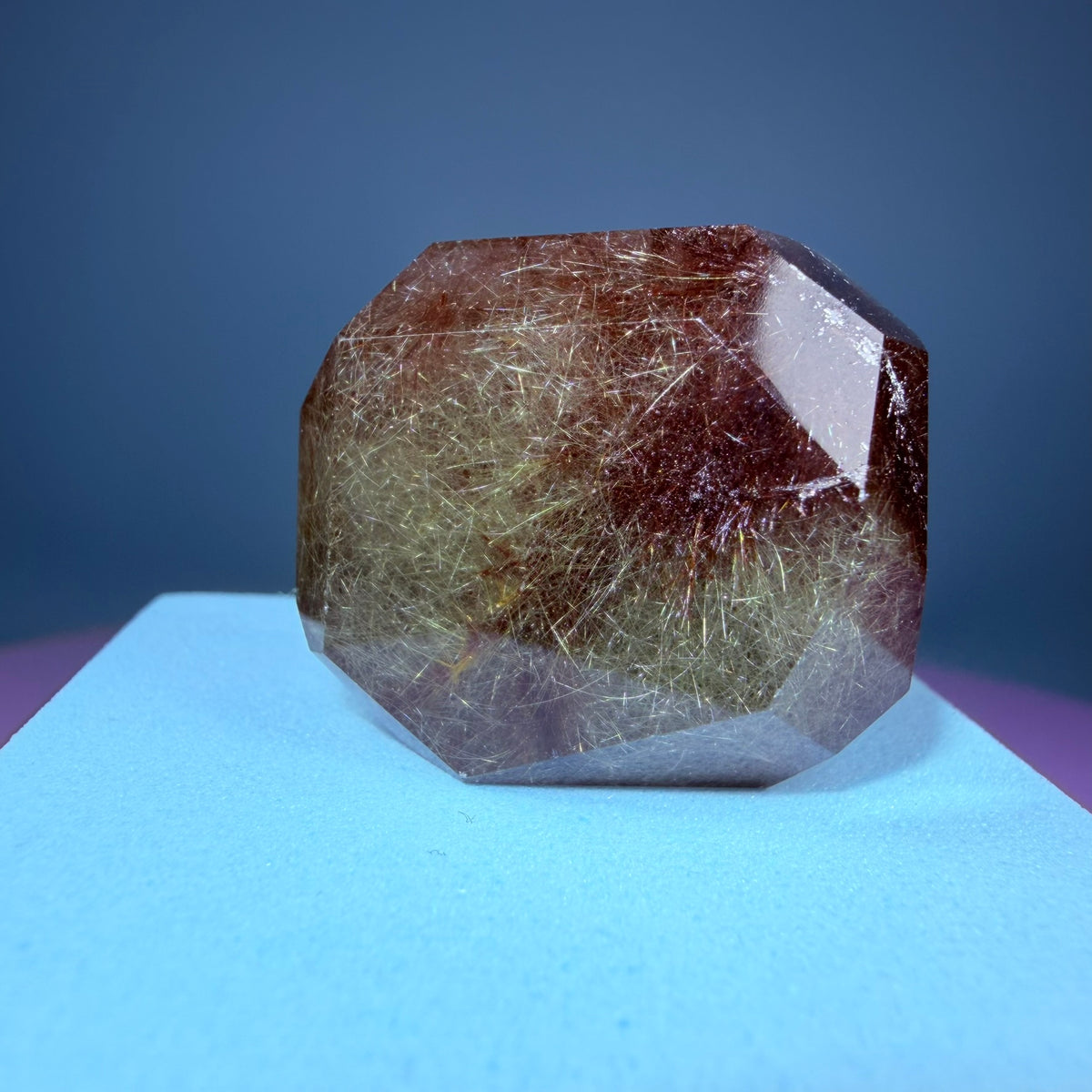 Red + Gold Rutile Quartz Small Freeform