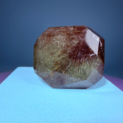 Red + Gold Rutile Quartz Small Freeform