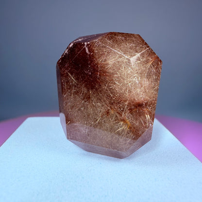 Red + Gold Rutile Quartz Small Freeform