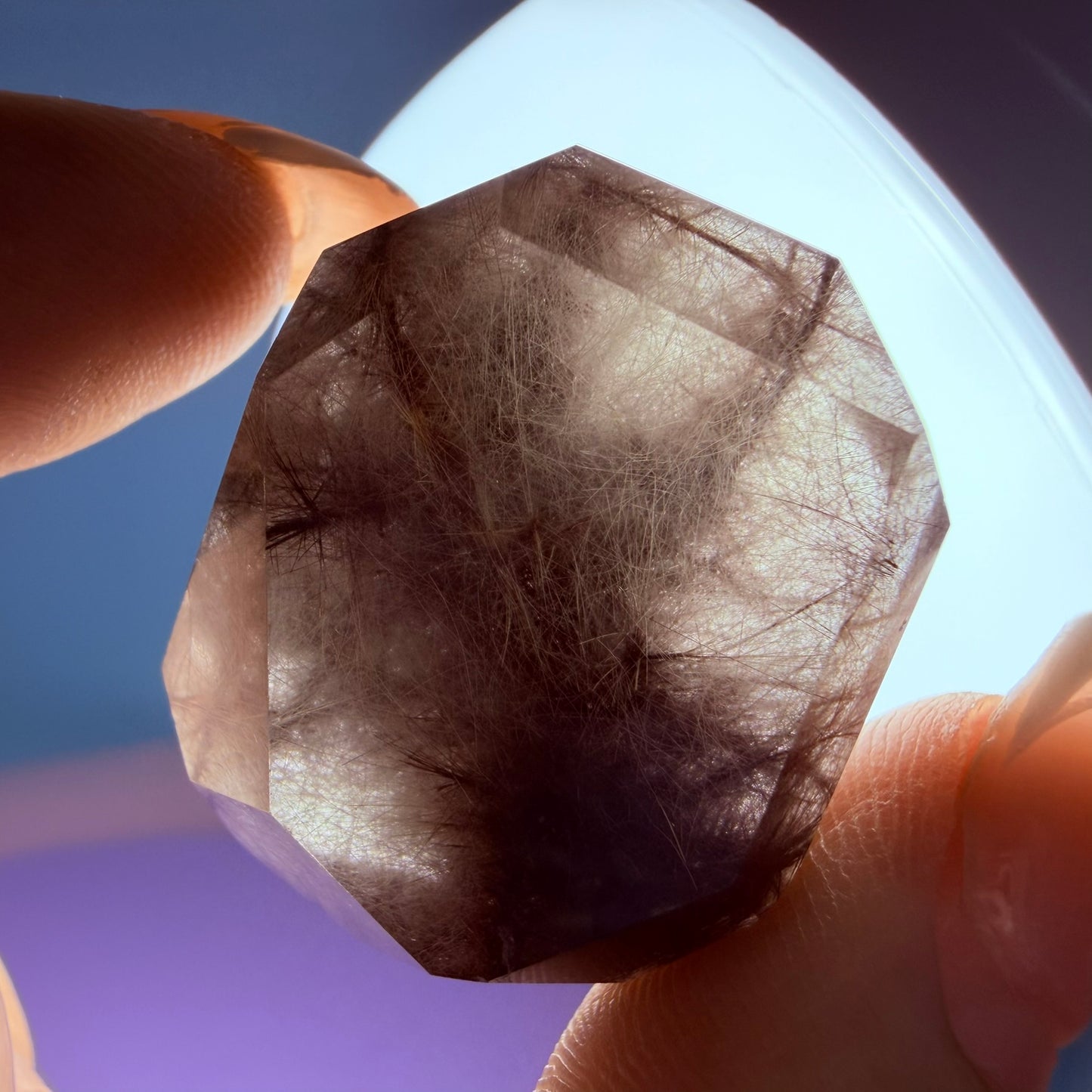 Red + Gold Rutile Quartz Small Freeform