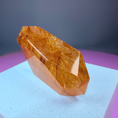 Copper + Gold Rutile Quartz Small Freeform