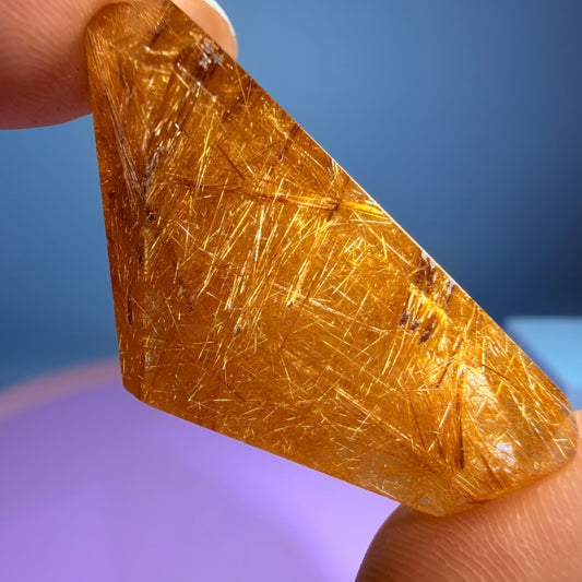 Copper + Gold Rutile Quartz Small Freeform