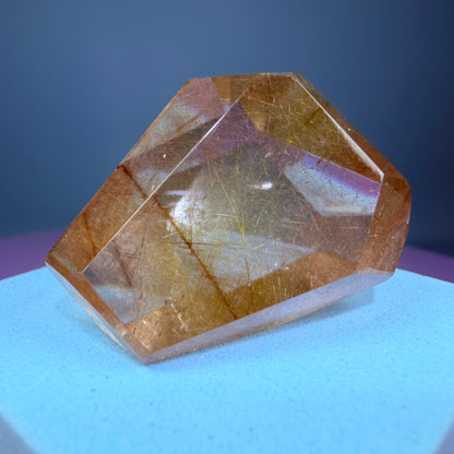 Copper + Gold Rutile Quartz Small Freeform