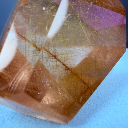 Copper + Gold Rutile Quartz Small Freeform