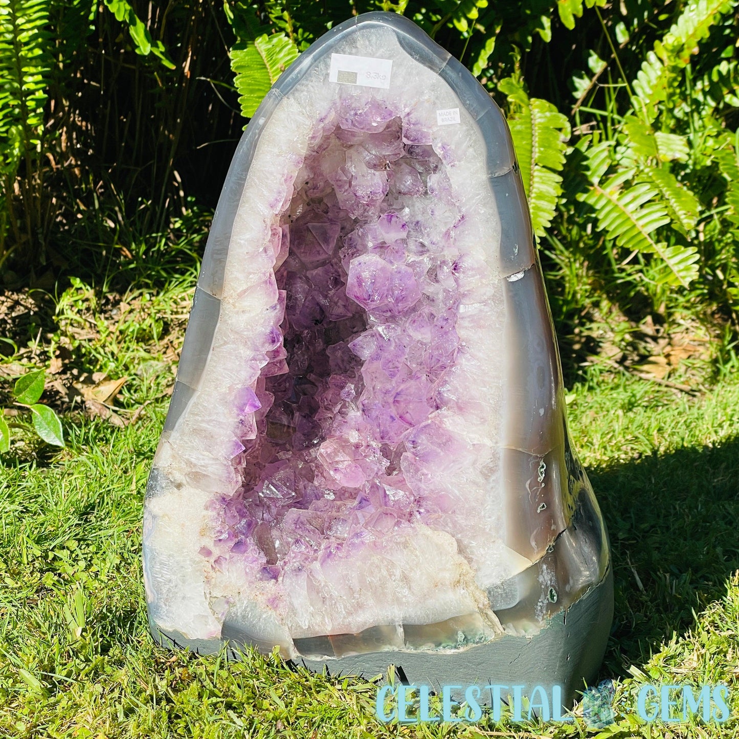 Amethyst + Agate Large Geode Cave (Video)