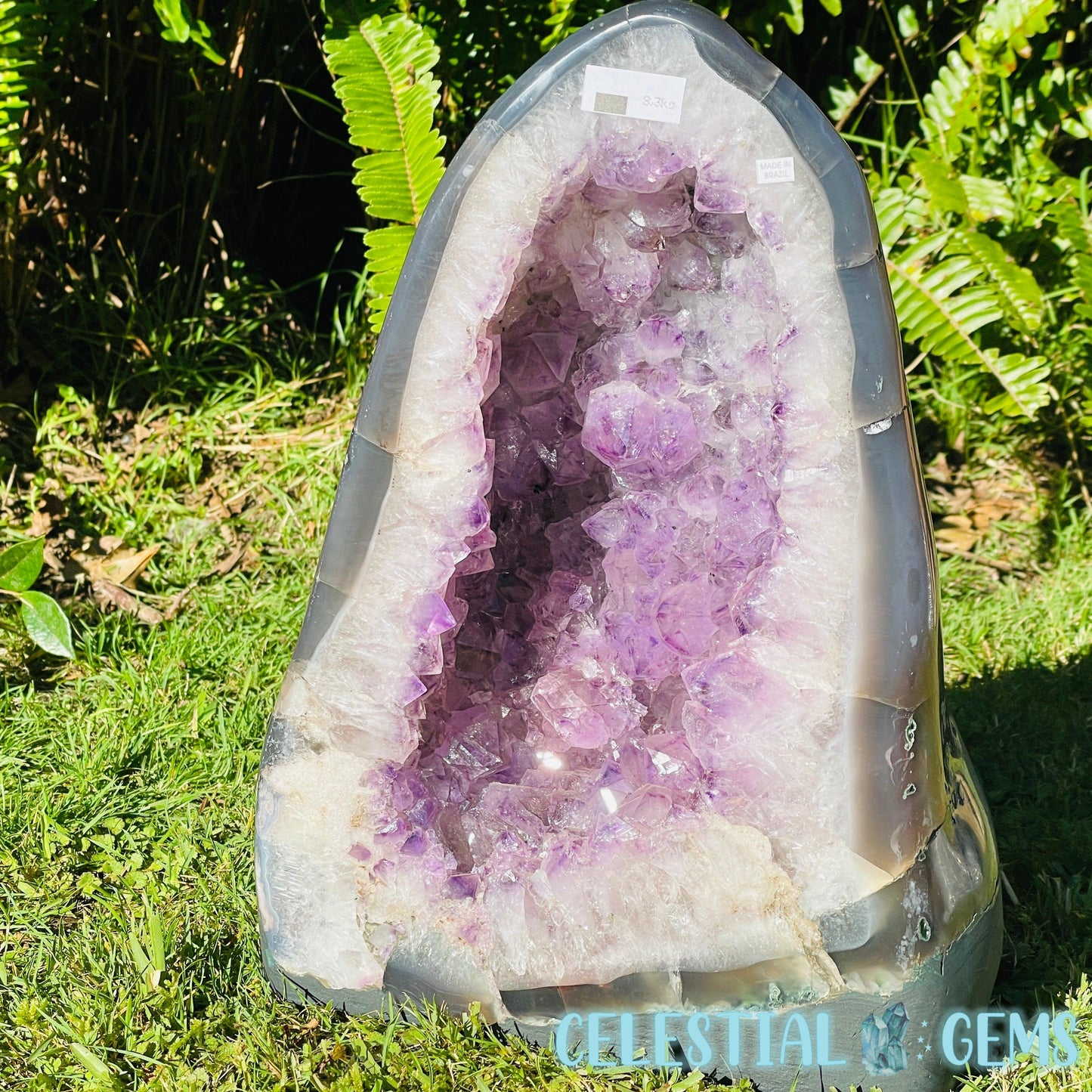 Amethyst + Agate Large Geode Cave (Video)