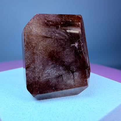 Red + Gold Rutile Quartz Small Freeform