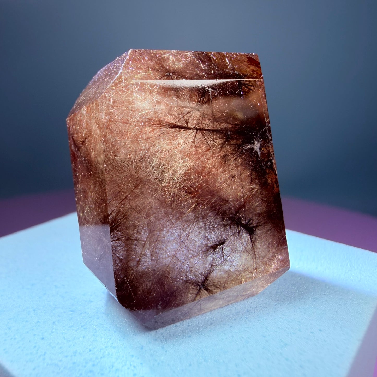 Red + Gold Rutile Quartz Small Freeform