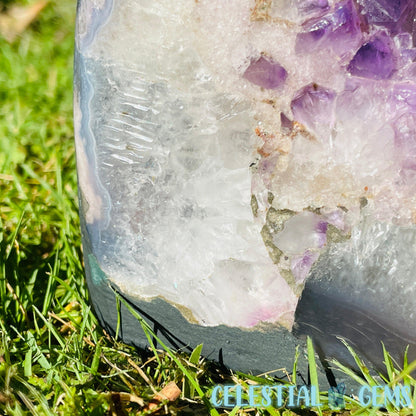 Amethyst + Agate Large Geode Cave (Video)