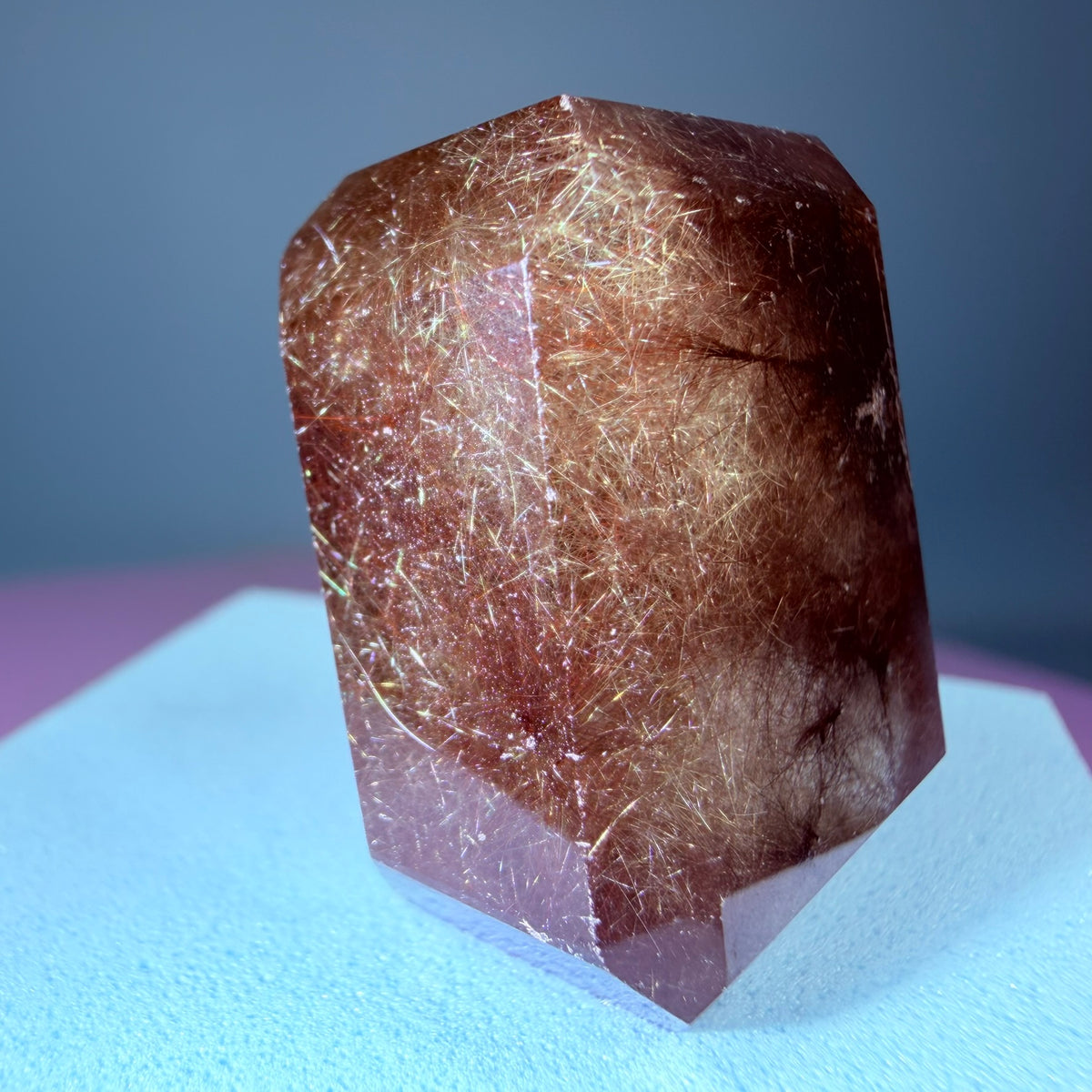 Red + Gold Rutile Quartz Small Freeform