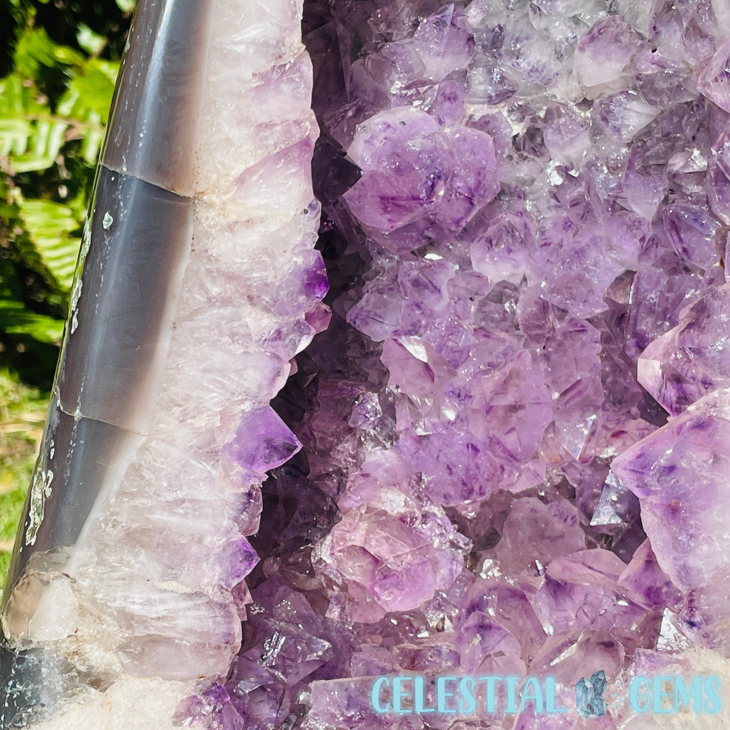 Amethyst + Agate Large Geode Cave (Video)