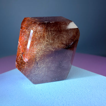 Red + Gold Rutile Quartz Small Freeform