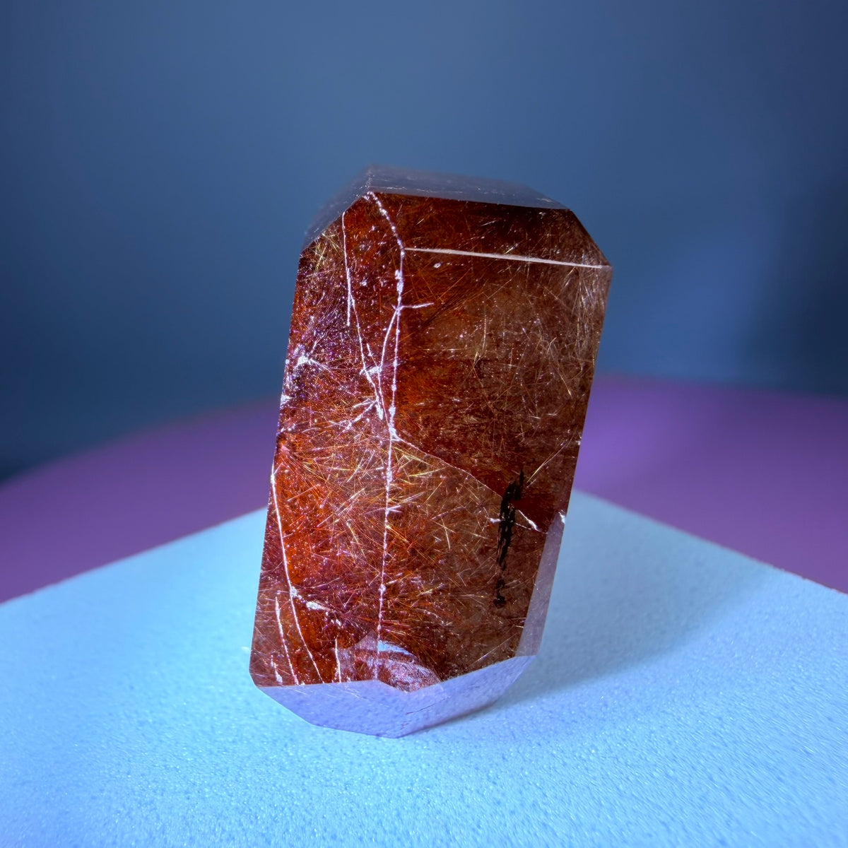 Red + Gold Rutile Quartz Small Freeform