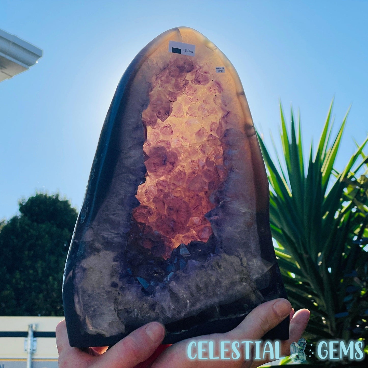 Amethyst + Agate Large Geode Cave (Video)