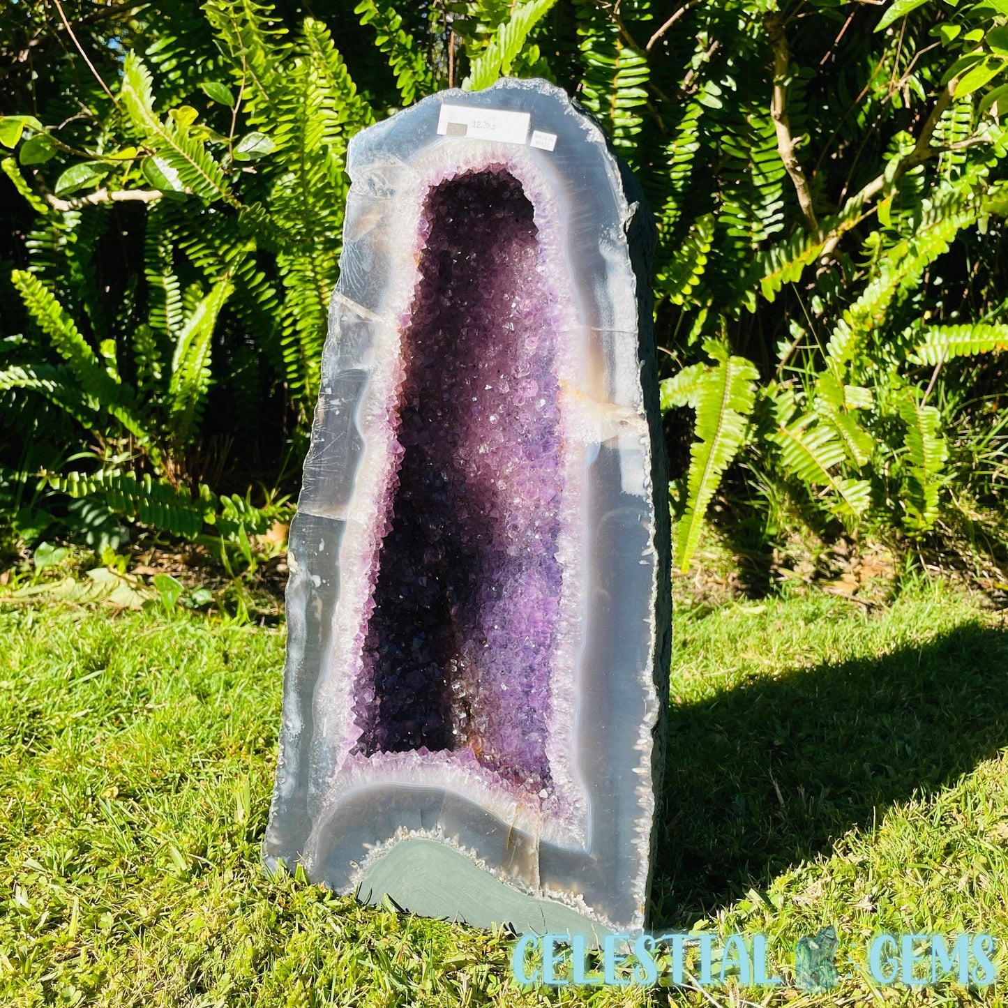 Amethyst + Agate Large Geode Cave (Video)