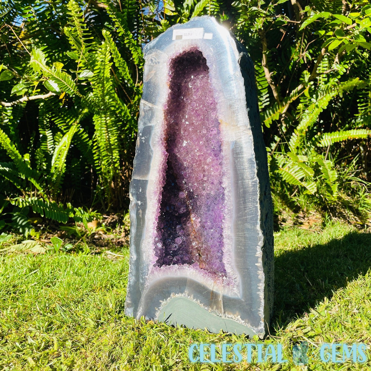 Amethyst + Agate Large Geode Cave (Video)