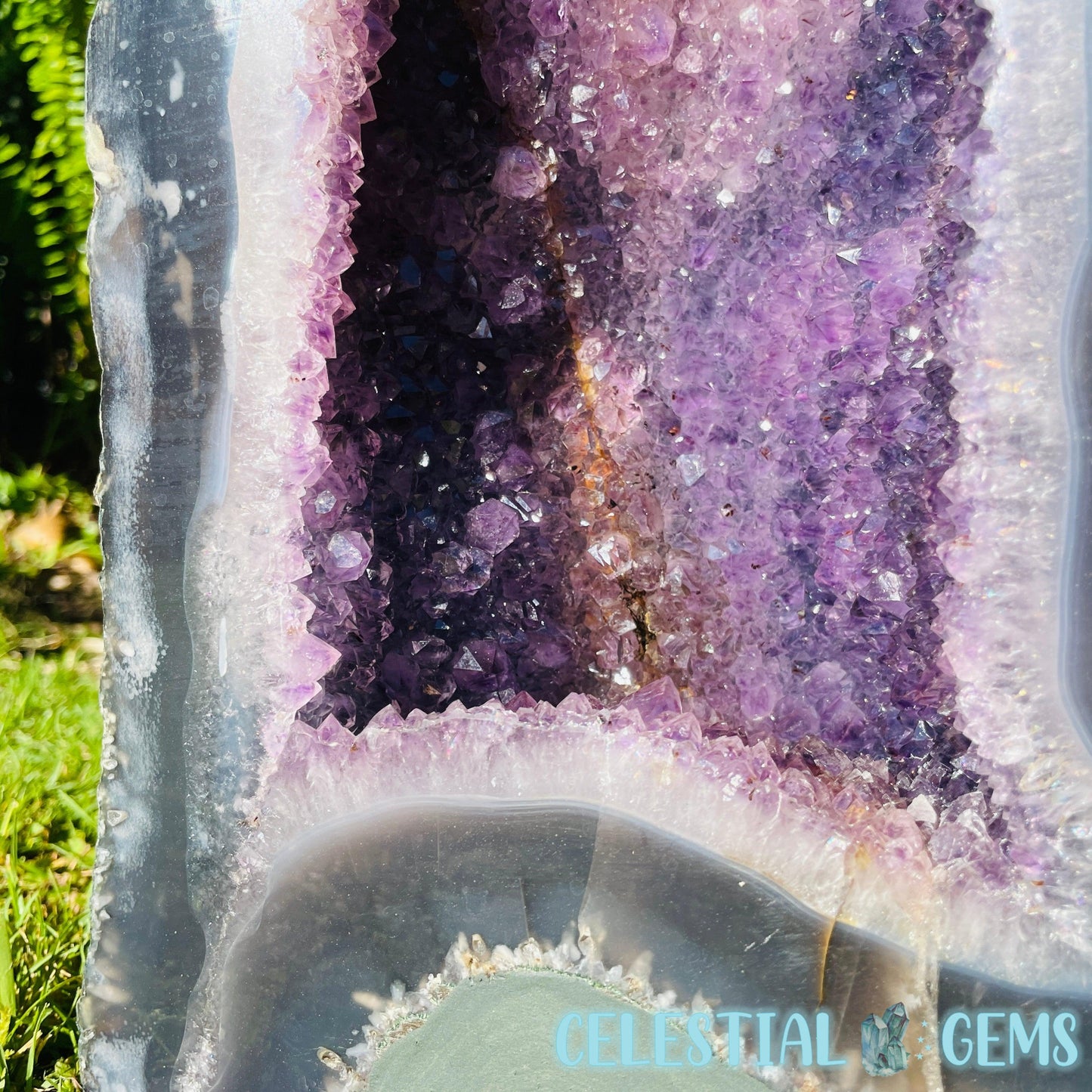 Amethyst + Agate Large Geode Cave (Video)