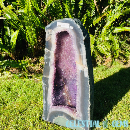 Amethyst + Agate Large Geode Cave (Video)