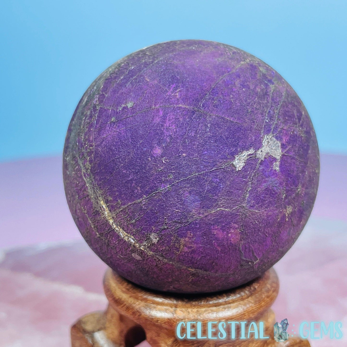 Purpurite Medium Sphere (Video)