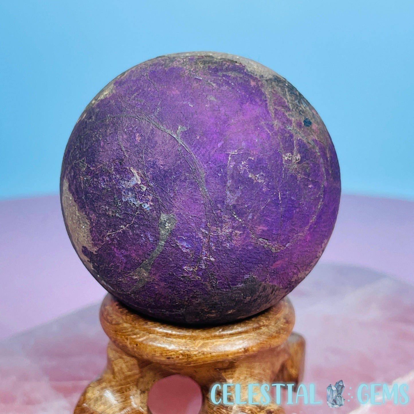 Purpurite Medium Sphere (Video)