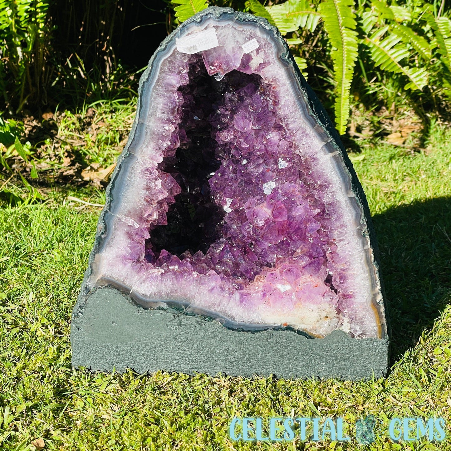 Dark Amethyst Large Geode Cave (Video)