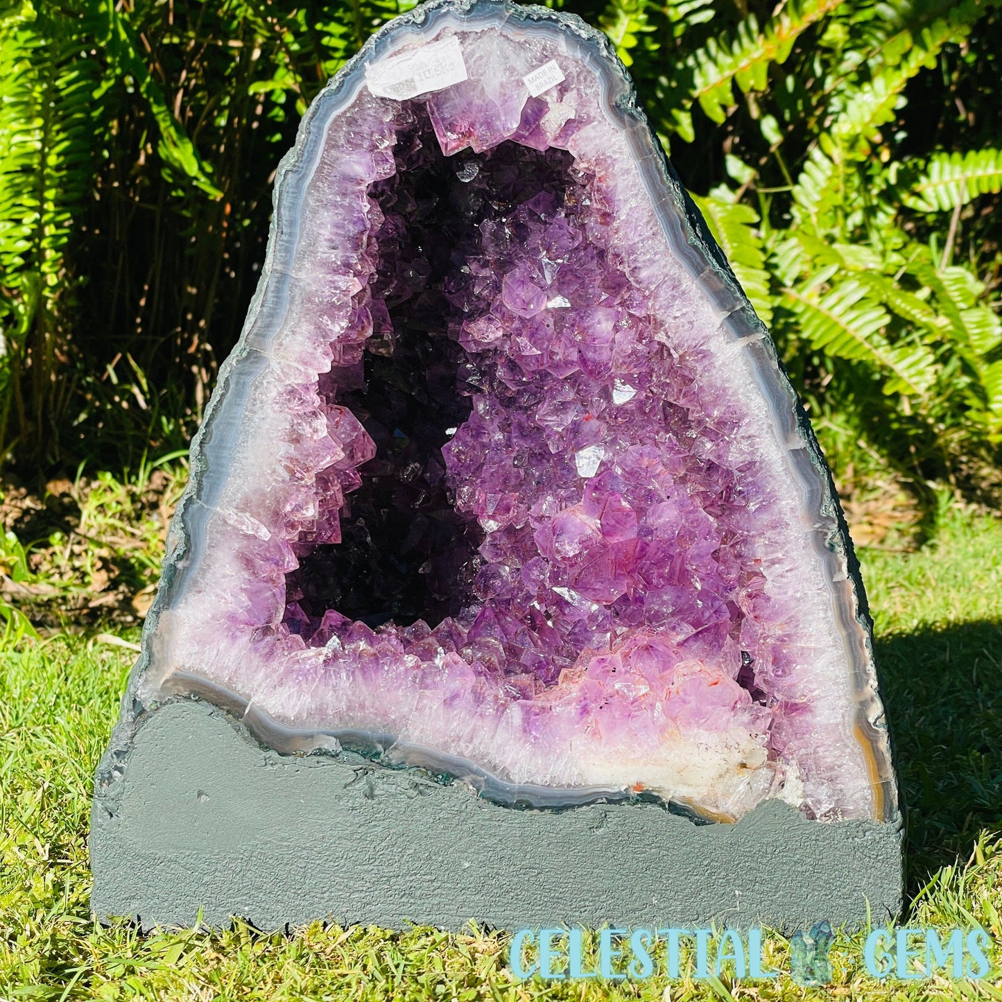 Dark Amethyst Large Geode Cave (Video)