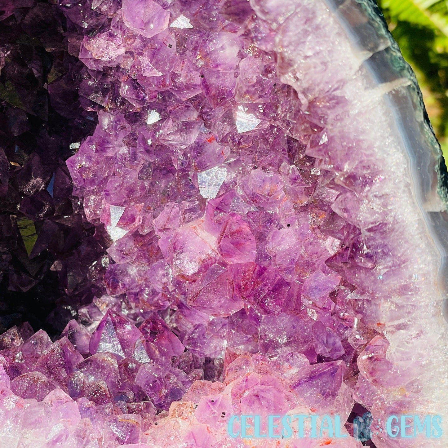 Dark Amethyst Large Geode Cave (Video)