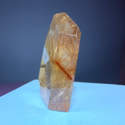 Copper + Gold Rutile Quartz Small Freeform