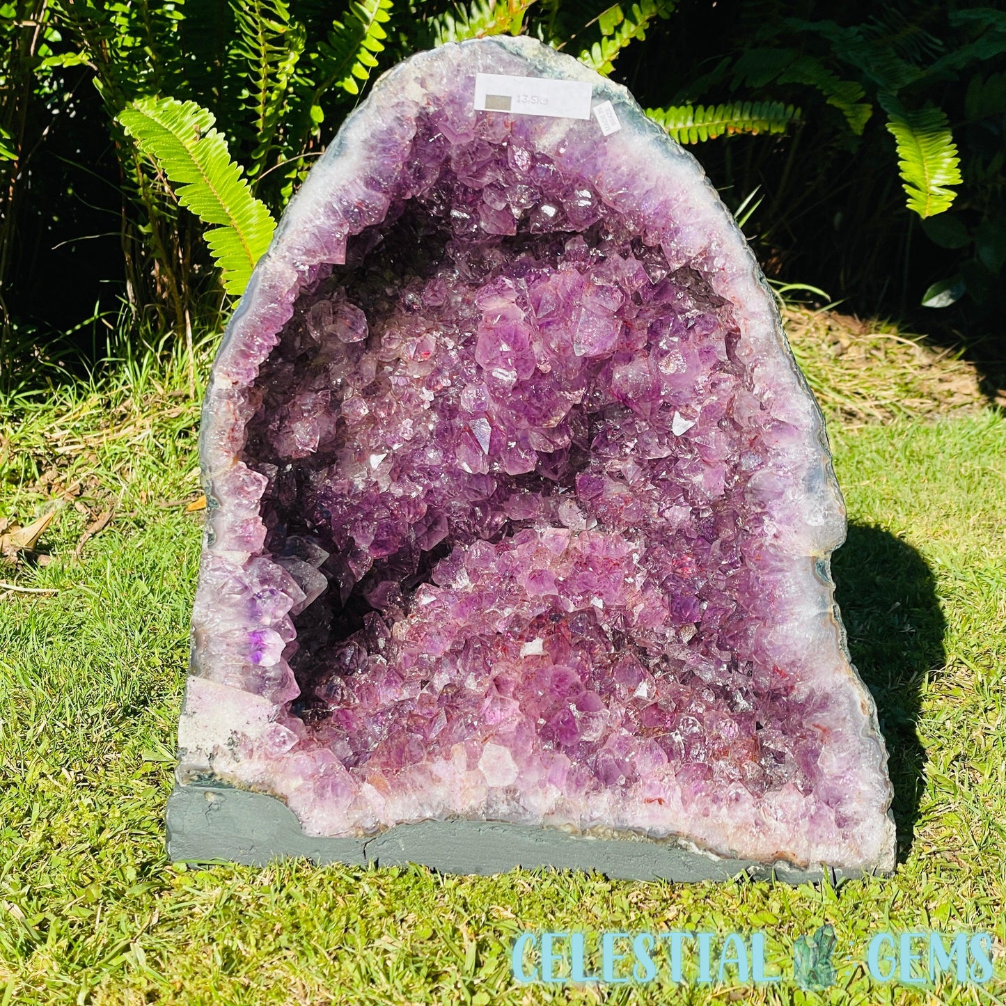 Dark Amethyst Large Geode Cave (Video)