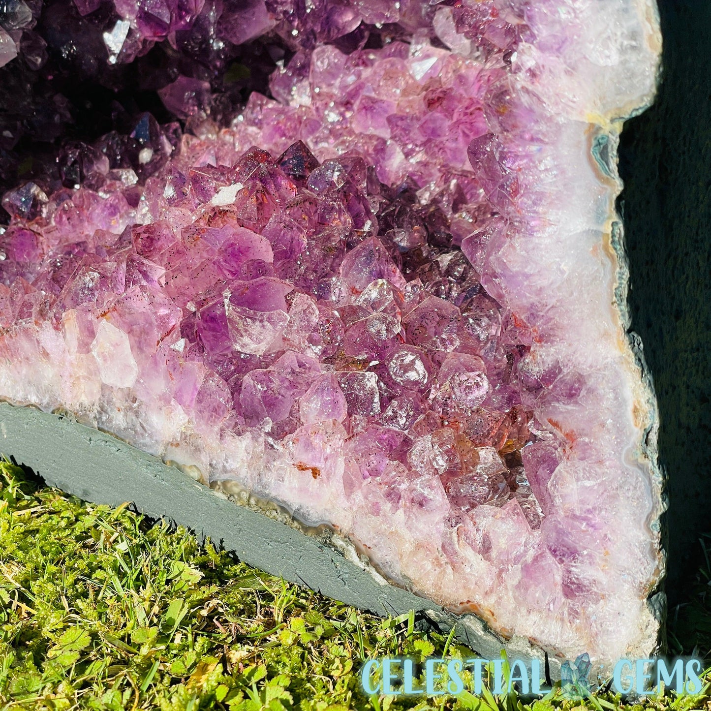 Dark Amethyst Large Geode Cave (Video)