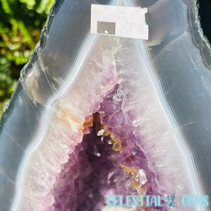 Amethyst + Agate + Calcite Large Geode Cave (Video)