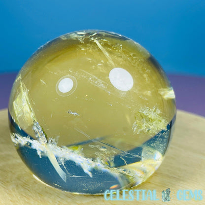 High Quality Brazilian Citrine Small Sphere (Video)