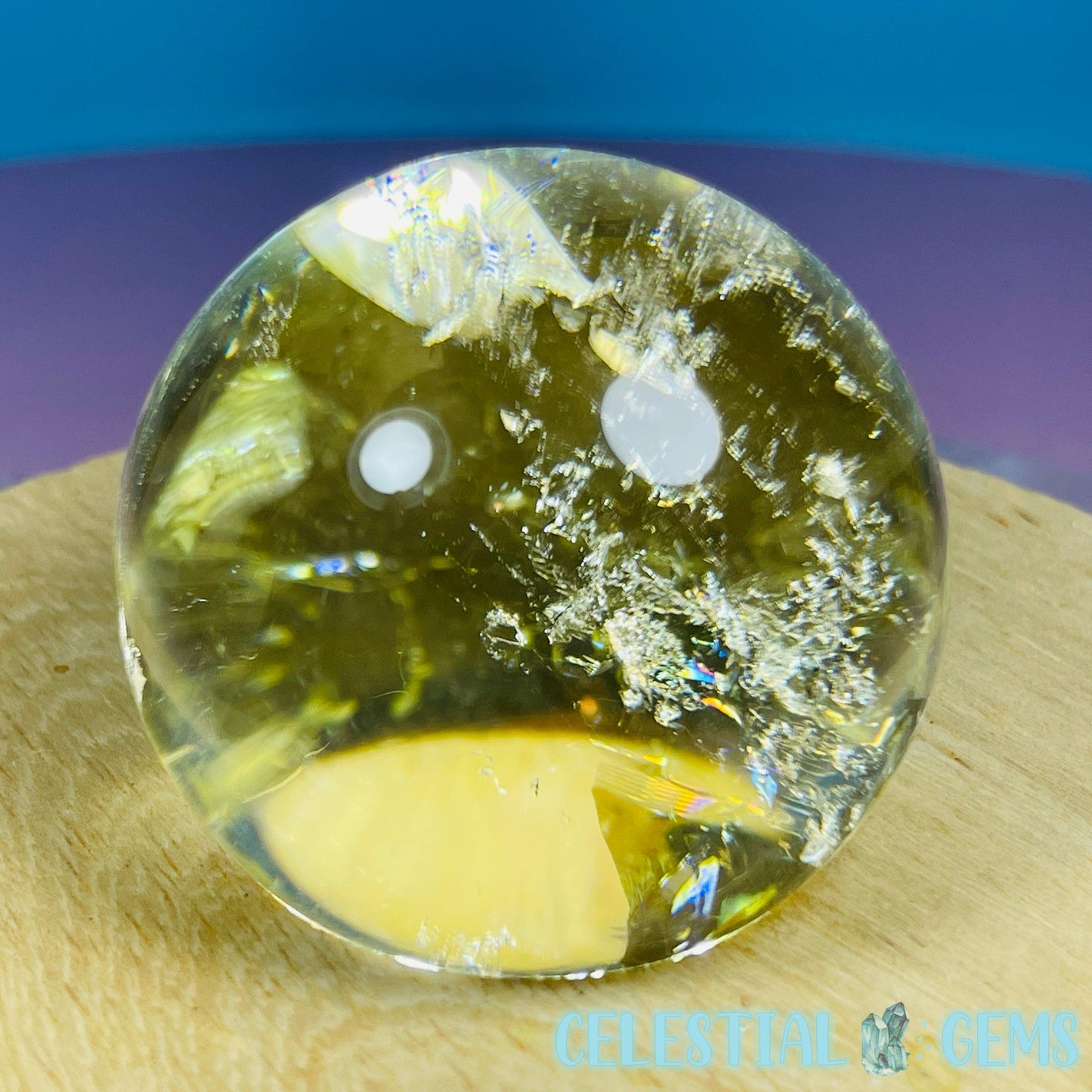 High Quality Brazilian Citrine Small Sphere (Video)