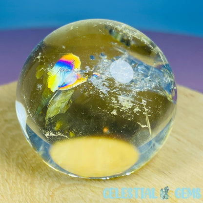 High Quality Brazilian Citrine Small Sphere (Video)