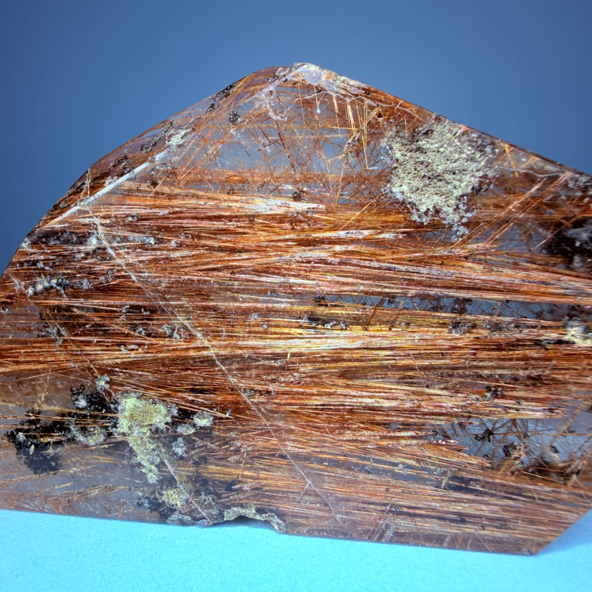 Copper Rutile Garden Quartz Medium Slab Freeform